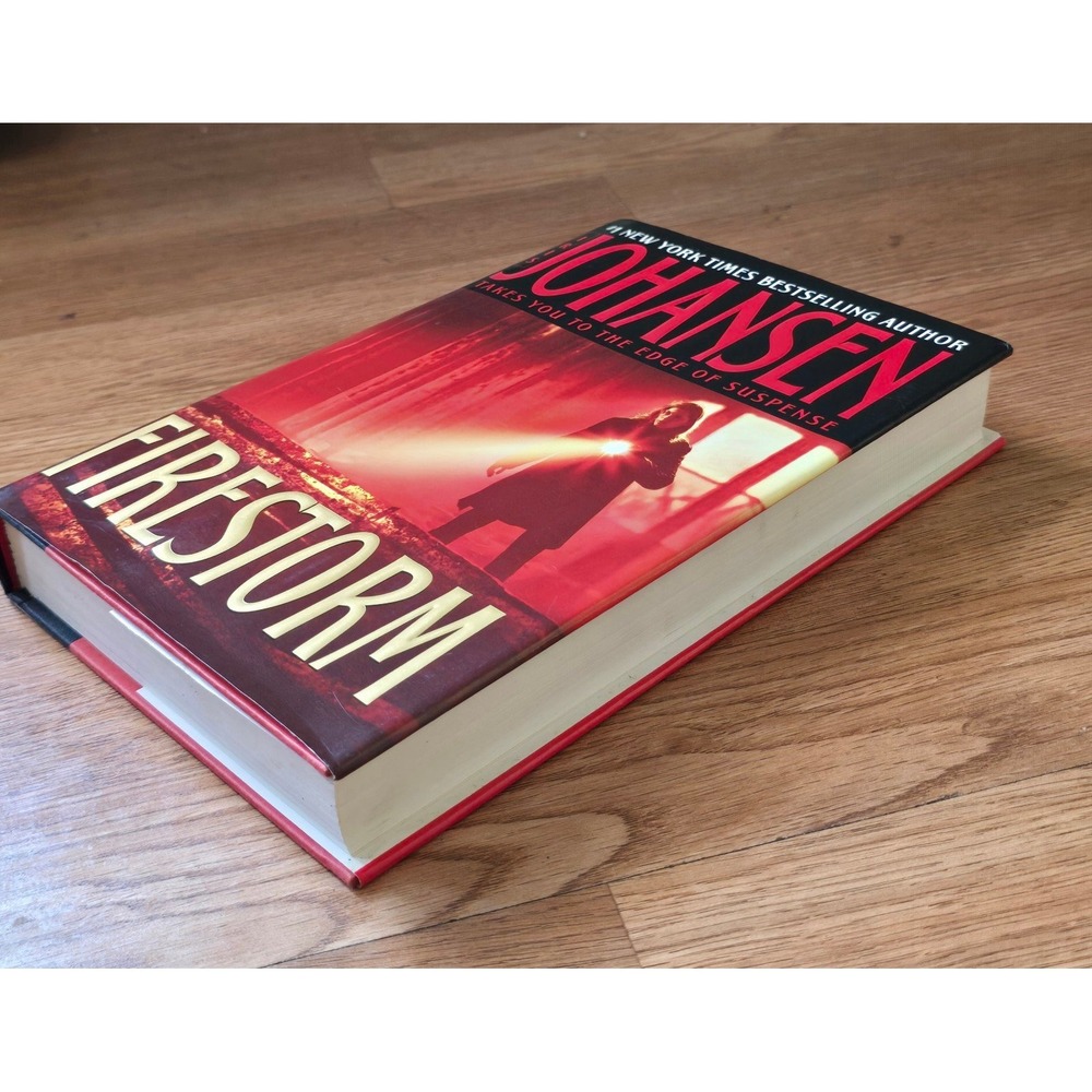 1st Edition Iris Johansen Firestorm Hardcover Book With Dust Jacket - Picture 3 of 4